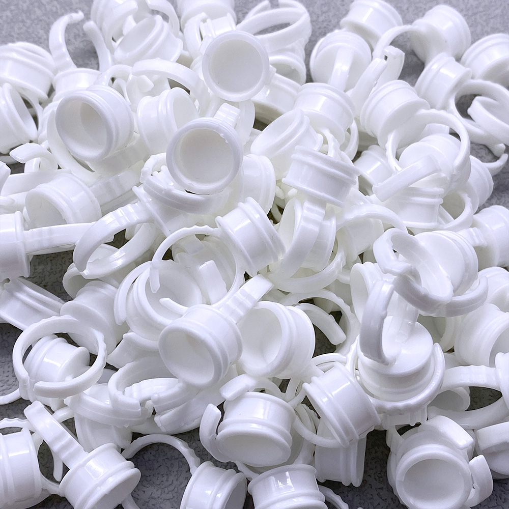 100Pcs Disposable Glue Ring Cu - Eyelash Extension Examples review and price