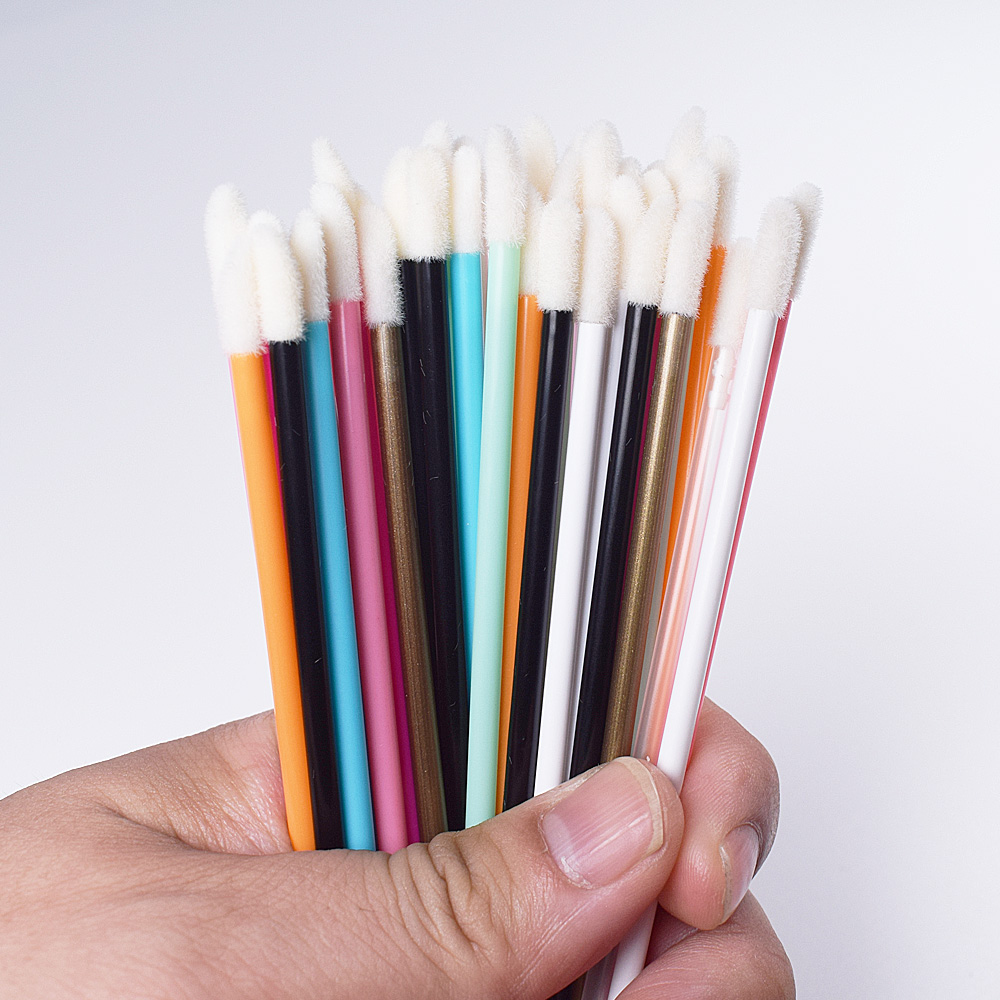 50Pcs Disposable Lip Brush Eye - Micro Brush Applicator review and price
