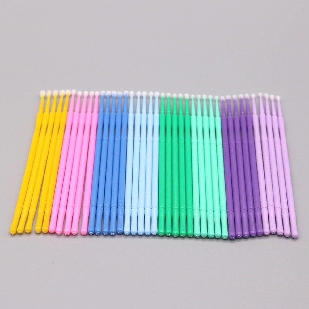 100pcs/lot Micro Brushes Make  - Eyelash Extension Examples review and price