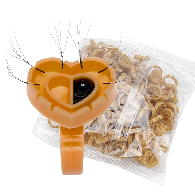 500PCS Glue Rings for Lash Ext - Eyelash Extension Examples review and price