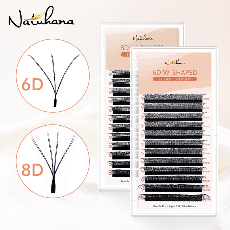 NATUHANA C D L LU Curl Premade - Eyelash Extension Double Volume review and price