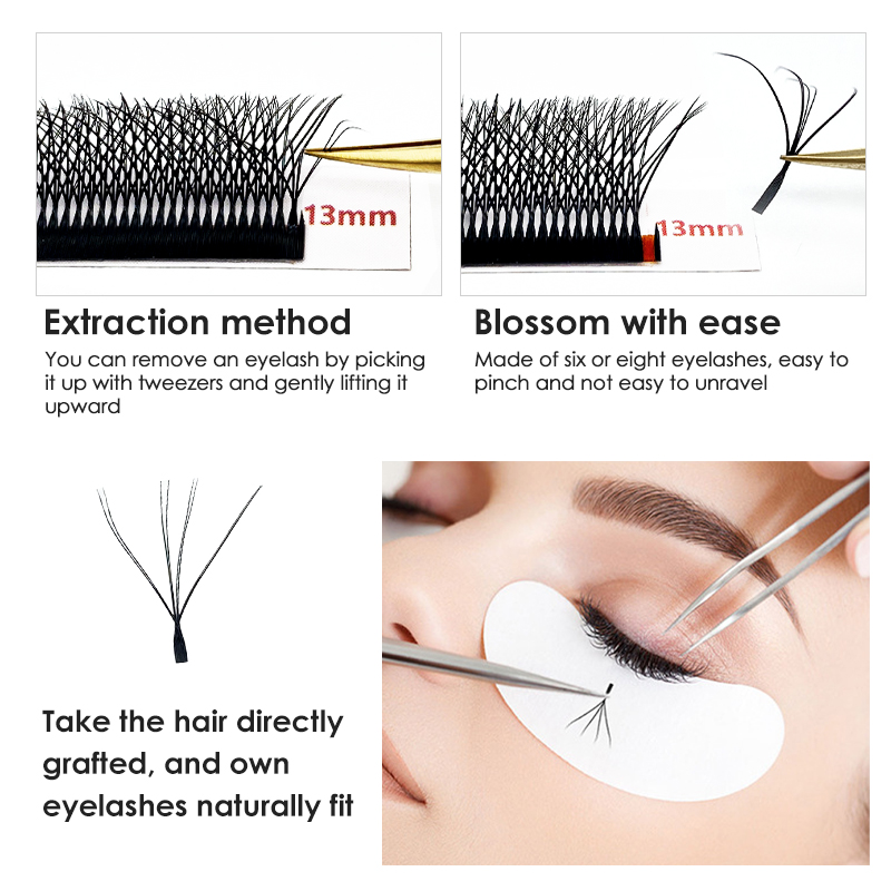 NATUHANA C D L LU Curl Premade - Eyelash Extension Double Volume review and price