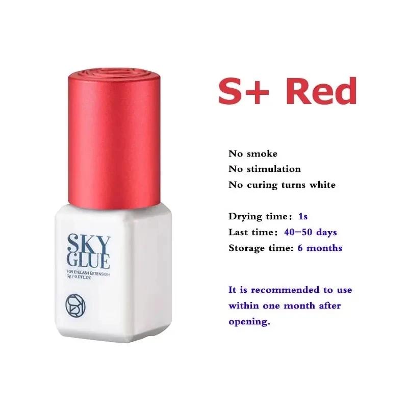 5ml Korea SKY S+ Glue 1 Second - Eyelash Extension Examples review and price