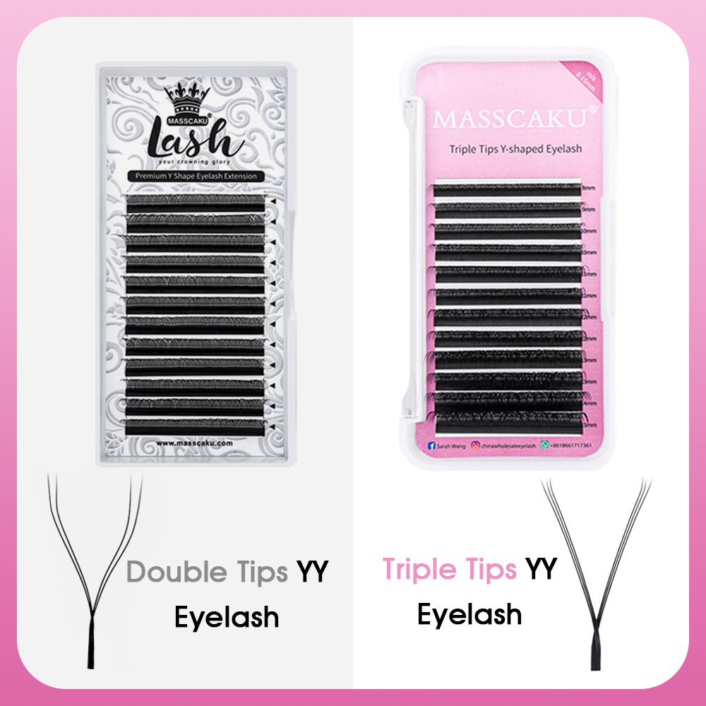 Hot Selling Masscaku YY Shape  - Eyelash Extension Double Volume review and price