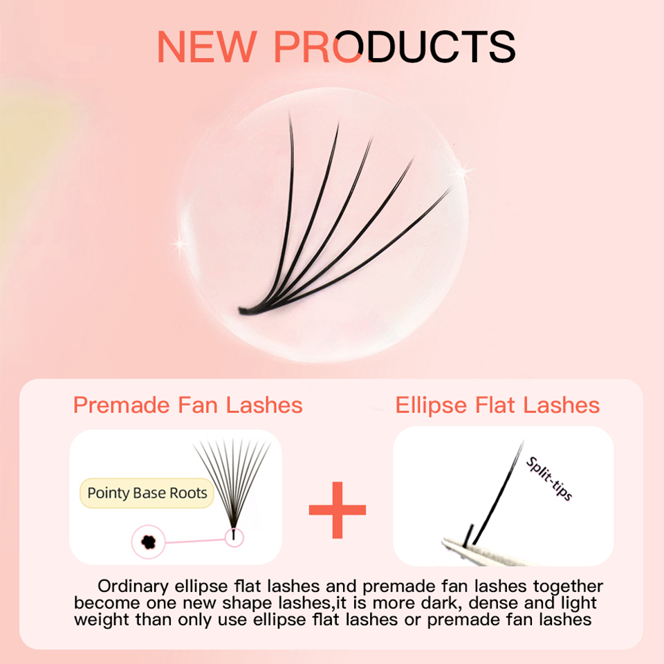 AGUUD Camellia Premade Fans La - Eyelash Extension Double Volume review and price