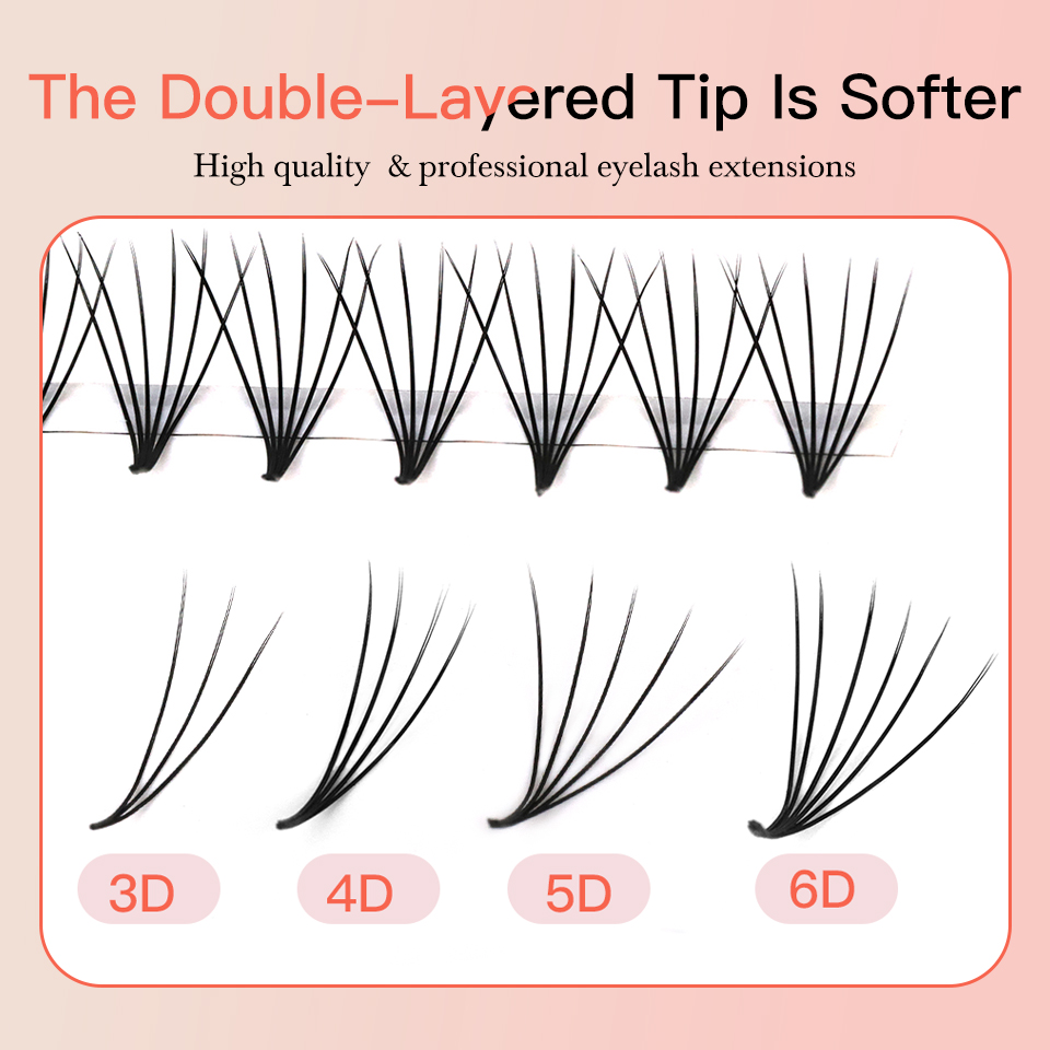 AGUUD Camellia Premade Fans La - Eyelash Extension Double Volume review and price