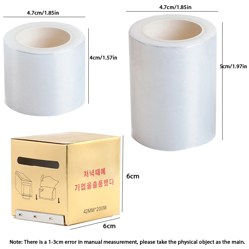 200m Transparent Makeup Film L - Eyelash Extension Examples review and price